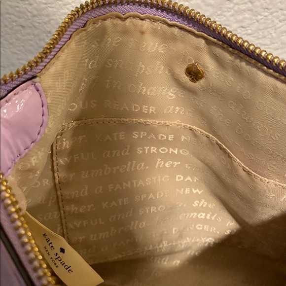 Kate Spade Lavender Patent Leather Crossbody Bag - Picture 5 of 8